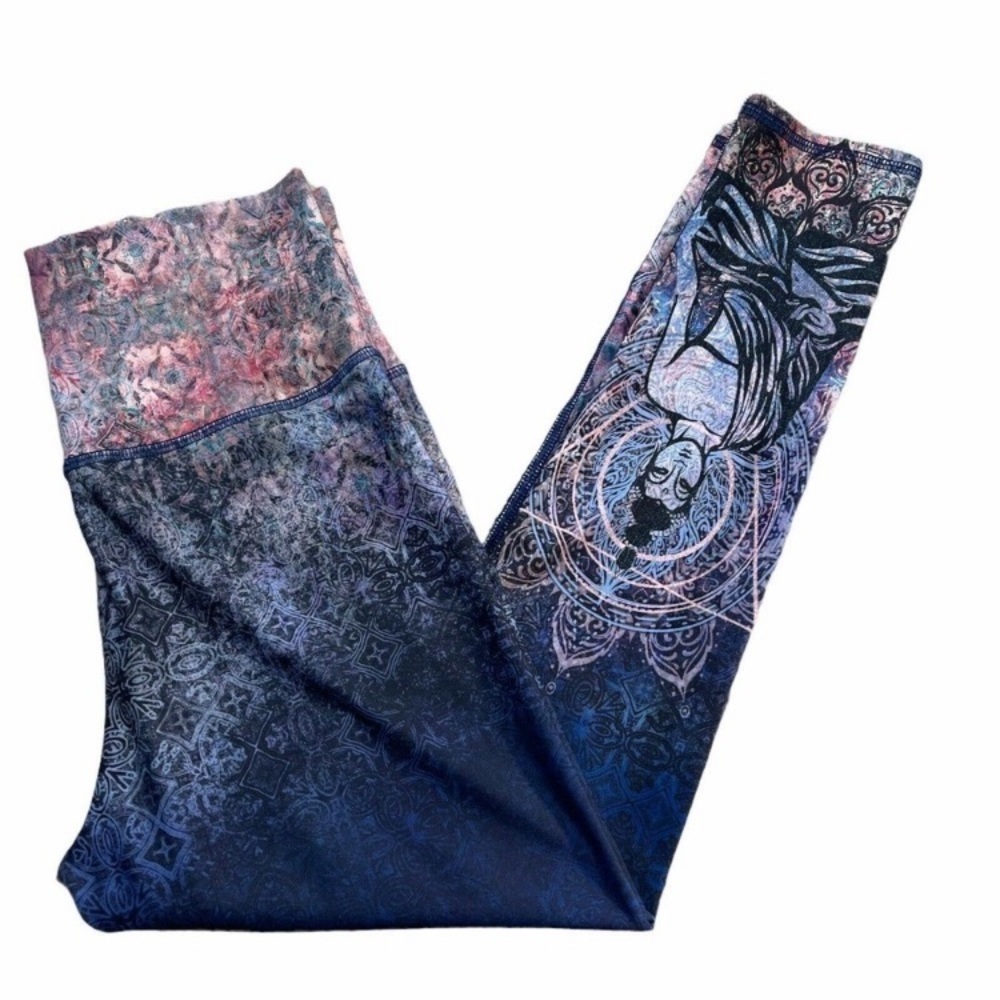 Evolution and Creation Buddha yoga leggings.